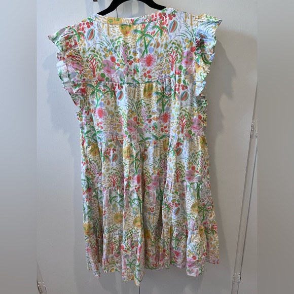 ROLLER RABBIT BARI PIPPA DRESS FLORAL PRINT SIZE MED - Picture 3 of 5
